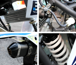 Motocicleta Todoterreno, Mini Moto, <span class=keywords><strong>Pit</strong></span> <span class=keywords><strong>Bike</strong></span>, Neumáticos Todoterreno y de Carretera, <span class=keywords><strong>Motor</strong></span> de 190 cc Refrigerado por Aceite, <span class=keywords><strong>Motor</strong></span> sin Escobillas, Motocicleta de 2 Ruedas - Product Image 5