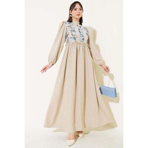 Tulle Flower Dress <b>Stone</b> - Product Image 3