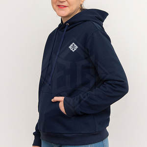 Sudadera con capucha unisex moderna con costuras ordenadas y estilo relajado Sudadera con capucha transpirable para hombres y mujeres - Product Image 3