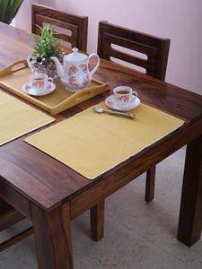 Mantel Individual y corredor de mesa de costilla de algodón 100%, manteles individuales de lino con patrón cuadrado sólido moderno de lujo para el hogar, hoteles, bodas - Product Image 2