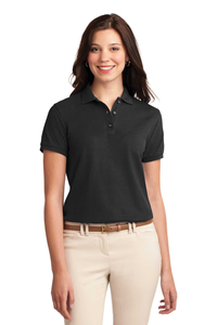 เสื้อโปโลผ้าคอตตอนระบายอากาศสีสันสดใสสำหรับผู้หญิงเสื้อโปโลผ้าโพลีเอสเตอร์พิมพ์ลาย - Product Image 2