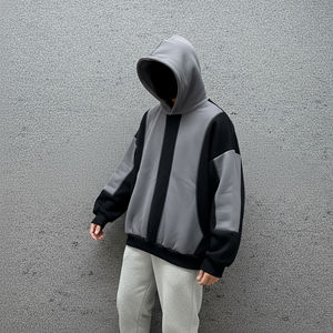 เสื้อสเวตเชิ้ตคอกลมทรงหลวม ผ้าฝ้าย 100% คุณภาพสูง สไตล์ดรอปโชลเดอร์ แบบสวมหัว  สำหรับฤดูหนาว - Product Image 3