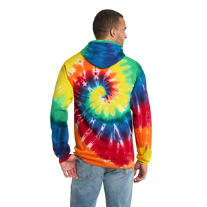 Sudadera con capucha Tie Dye para hombre, sudadera de algodón colorida con bolsillo de canguro, ropa de calle cálida de invierno, Sudadera con capucha Unisex - Product Image 5