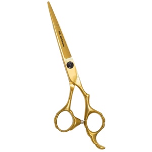 Tijeras de peluquero doradas de 6,0 pulgadas de precisión Premium profesional, instrumentos de belleza para peluquería y cuidado Personal - Product Image 1