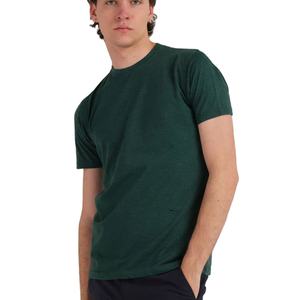 2024 été Logo personnalisé poids lourd personnaliser votre propre marque étiquette impression Logo col rond couleur verte coton Jersey t-shirts - Product Image 4