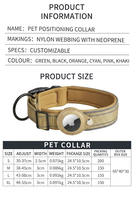 Collier GPS SHIYUAN pour chien avec rembourrage en néoprène, design de dessin animé réglable, doux et durable pour les chiens de petite/moyenne/grande taille