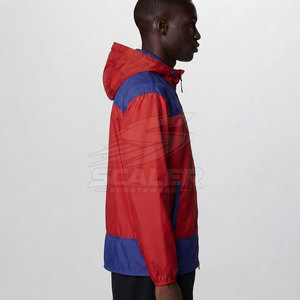 Vêtements de cyclisme fabriqués en usine, série de vestes de VTT respirantes en coton et polyester avec poches zippées - Product Image 5