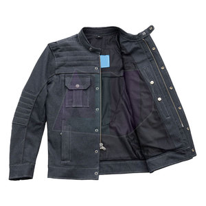 High Quality 100% Cotton Windproof Breathable <b>Jeans</b> Jacket <b>for</b> <b>Men</b> Modern Look Comfortable Feel Long Lasting Use Casual Front - Product Image 4