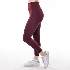 Leggings Deportivos de Cintura Alta para Mujer, Invierno 2025, Directo de Fábrica, Cálidos, de Terciopelo, Color Sólido, para Exteriores, Precio Económico al por Mayor - Product Image 2