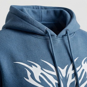 Conjunto Deportivo Extra Grande 100% Algodón para Hombre, Logotipo Personalizado, Impresión Puff, Transpirable, Diseño de Diseñador, Precio al por Mayor, Ropa de Invierno de Dos Piezas - Product Image 4
