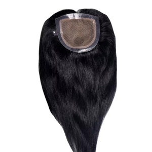 Miraje Femmes Corps Vague Topper Indien Remy Cheveux Soie Base Toupet Cheveux Systèmes Vague D'eau Style pour Dames BD Cheveux Topper - Product Image 2