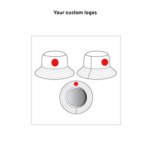 Sombrero de cubo aplicable de escena informal - Product Image 4