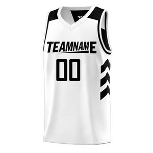 Venta al por mayor de alta calidad de impresión digital personalizable transpirable 100% poliéster camisetas de baloncesto conjuntos de ropa deportiva con números nombre - Product Image 3