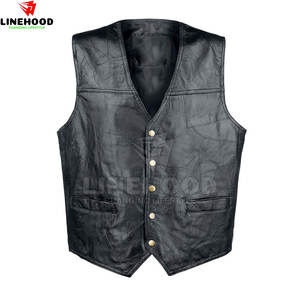 Ropa exterior de invierno para hombre superventas, Chaleco de cuero transpirable de nueva moda, servicio OEM disponible - Product Image 1