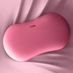 Oreiller câlin Frido |   Housse en velours lavable |   Remplissage en mousse à mémoire de forme |   Forme rectangulaire |   Soutien au sommeil pour adultes - Product Image 1