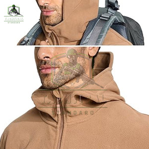 Nouvelle arrivée Veste tactique pour homme grande taille Respirante Polyester Séchage rapide Fermeture éclair Haute qualité Toutes saisons - Product Image 4