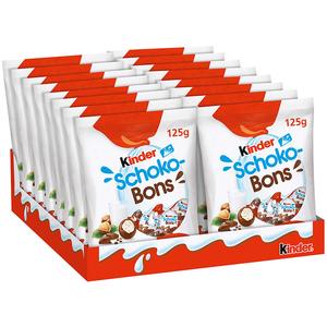 Precio al por mayor para Kinder Schoko Bons 300g Reino Unido Chocolate sólido crujiente sabor a avellana Los ingredientes incluyen galleta Ja - Product Image 6