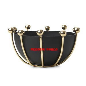 Bol à chocolat en verre avec base en bois, forme ronde, design luxueux, nouveau, vente en gros, bol à chocolat fantaisie - Product Image 6