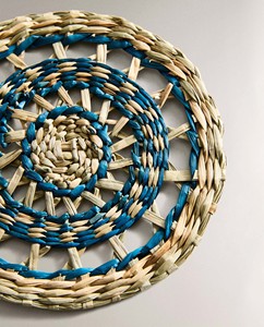 Dessous de verre tissé à la main en jonc de mer tapis de boisson écologique rond sous-verre pour Table à manger cuisine et décoration de la maison - Product Image 3