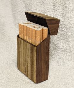 Étui à cigarettes en bois écologique, porte-cigarettes en bois massif pour hommes - Product Image 5