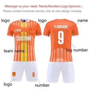 Camisetas de fútbol transpirables personalizadas, conjunto de camisetas de fútbol negras y amarillas, ropa de fútbol - Product Image 6