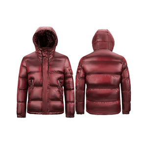 Chaqueta de burbuja con logotipo personalizado, diseño abierto con cremallera, manga completa de alta calidad con capucha - Product Image 6