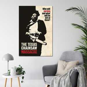Póster moderno de Texas Chainsaw Massacre: ¿Quién sobrevivirá? para decoración de paredes - Product Image 4
