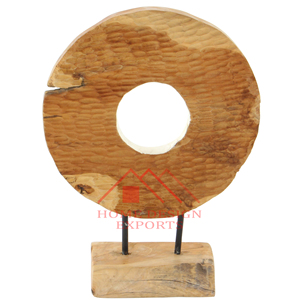 Sculpture abstraite moderne décorative de table en bois de table pour l'usage de maison d'hôtel et de bureau - Product Image 2