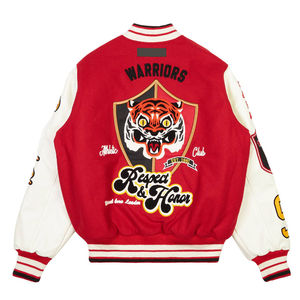 Chaquetas Varsity Bordadas para Hombre, Precio al por Mayor Personalizado 2026, Patrón Personalizado, 100% Transpirables - Product Image 6