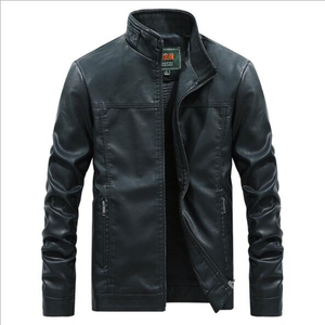 Venta superior Hombres Chaqueta de cuero Venta al por mayor Chaquetas de cuero para hombres - Product Image 2