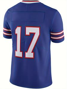 Maillot de football américain personnalisé de haute qualité 100% polyester Impression par transfert thermique Respirant Taille plus grande Unisexe Vêtements de sport - Product Image 3