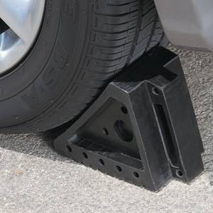 Wheelbarrow and <b>Garden</b> <b>Cart</b> Lightweight Durable Parking Equipment Carport Solid Rubber Wheel Chock - Product Image 4