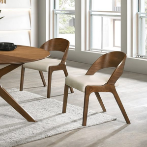 Chaise berçante en bois de teck massif sculptée à la main en noyer Design européen moderne avec fauteuil inclinable vintage du vendeur indien pour hôtels - Product Image 4