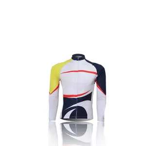 Professional winter cycling set men's 2 piece custom long sleeve pants printed cycling suits gradient color woman cycling wear