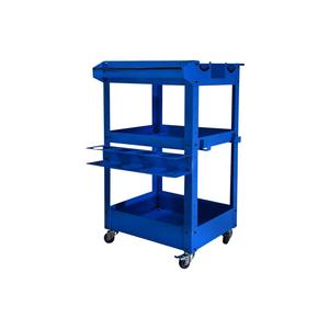 Movable <b>Plastic</b> Housekeeping Cart-Blue Cleaning <b>Bench</b> - Product Image 1