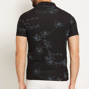 เสื้อยืดสำหรับผู้ชายเสื้อโปโลผ้าฝ้ายถักลายโลโก้ออกแบบได้ตามที่ต้องการ - Product Image 4