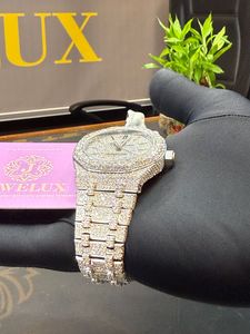 เสื้อฮิปฮอปเอวต่ำทำด้วยมือ VVS Moissanite