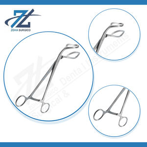 Forceps manuel Somer Uturus, finition mate, 230 mm de long, acier chirurgical inoxydable, certifié CE, instruments réutilisables - Product Image 4