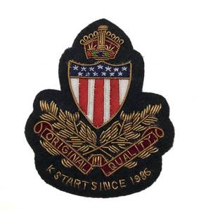 Insignias de alambre de lingotes de moda de alta Fabricación de calidad superior Nuevo diseño Insignias de alambre de lingotes de moda prendas parches personalizados #3 - Product Image 1