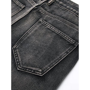 Top Quality Denim Full Length Jeans Pants for Men's Custom Made Ripped Design Jeans Breathable Men's Denim Pants - Product Image 5