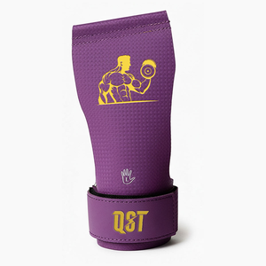 Poignées de traction sans doigts en caoutchouc naturel et PVC, robustes, couleur/logo personnalisable, protection professionnelle pour la gymnastique et le fitness - Product Image 5