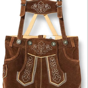 Pantalones de Cuero Bávaros Antiguos para Hombre, Estilo Oktoberfest, Cortos, 2026 - Product Image 1