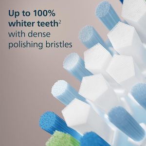 Têtes de brosse à dents électriques de rechange authentiques Philips Sonicare C3 Two-in-One, noires, lot de 2, HX9042/95 - Product Image 2