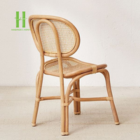 Chaise en rotin pour enfants en bois massif chaise de salle à manger pour tout-petits siège en rotin tissé couleur pastel personnalisé fête d'enfants événement prix d'usine