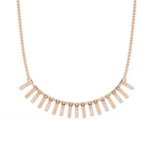 Collar de Diamantes Cultivados en Laboratorio de Oro de 18k para Mujer, Hermoso Accesorio de Lujo - Product Image 2