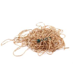 เรียบทองแดงมือเย็บปักถักร้อยฝรั่งเศสวิจิตรลวดโลหะทองแท่ง Gimp ทองแท่งลวด - Product Image 1