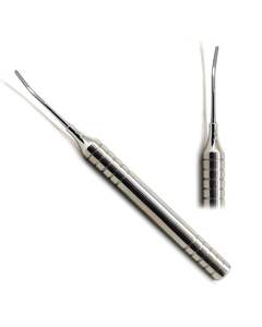 Periotome manuel AMIN en titane n°1, acier inoxydable argenté, détartreurs dentaires de classe I certifiés CE UA-9652, garantie 1 an - Product Image 1