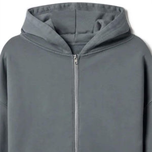 Sudadera con Capucha y Cremallera Unisex de Algodón Grueso, Fabricante de Sudaderas con Capucha, Sudadera con Capucha para Hombre Hecha en Pakistán con la Mejor Calidad y Precio Económico - Product Image 1