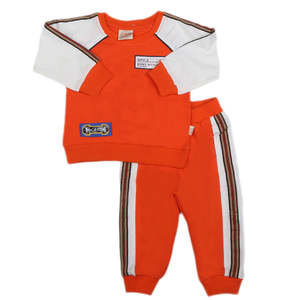 ชุดสูทเด็กชายแขนยาว 2 ชิ้น - สีส้ม - Product Image 5