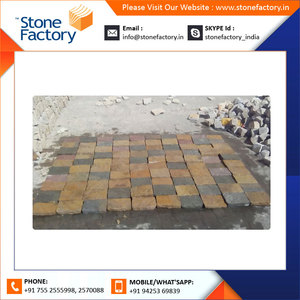 Piedra de Adoquín Natural Amarillo Marrón para Entradas y Estacionamientos – Piedras de Calidad Premium en Tamaños Personalizados - Product Image 2